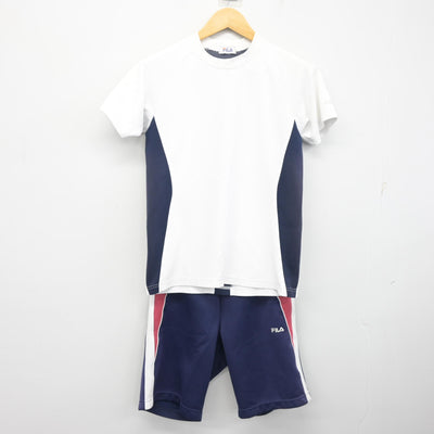 【中古】茨城県 石下紫峰高等学校 女子制服 2点 (体操服 上・体操服 下) sf102132