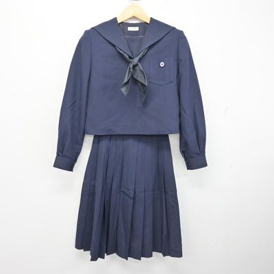 【中古】東京都 田園調布学園中等部・高等部 女子制服 3点 (セーラー服・スカート) sf102133