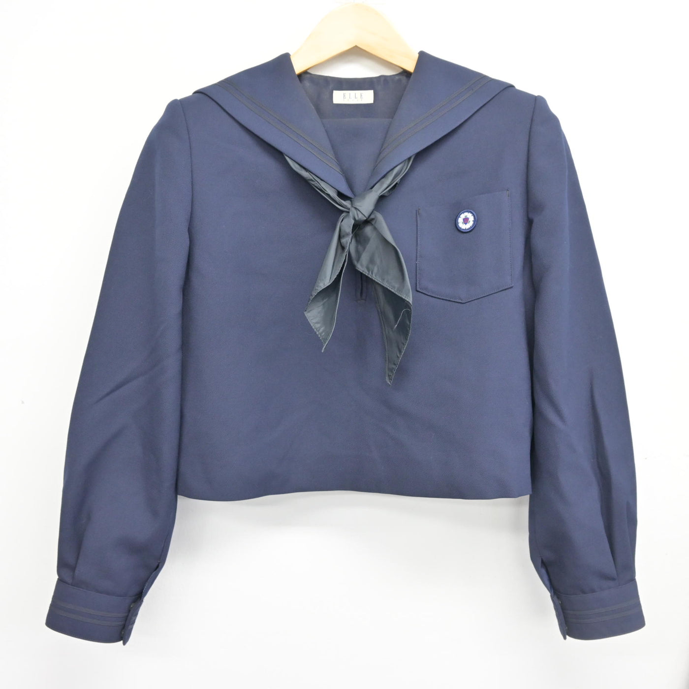 【中古】東京都 田園調布学園中等部・高等部 女子制服 3点 (セーラー服・スカート) sf102133