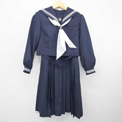 【中古】千葉県 八幡中学校/旧制服 女子制服 5点 (セーラー服・ジャンパースカート) sf102146