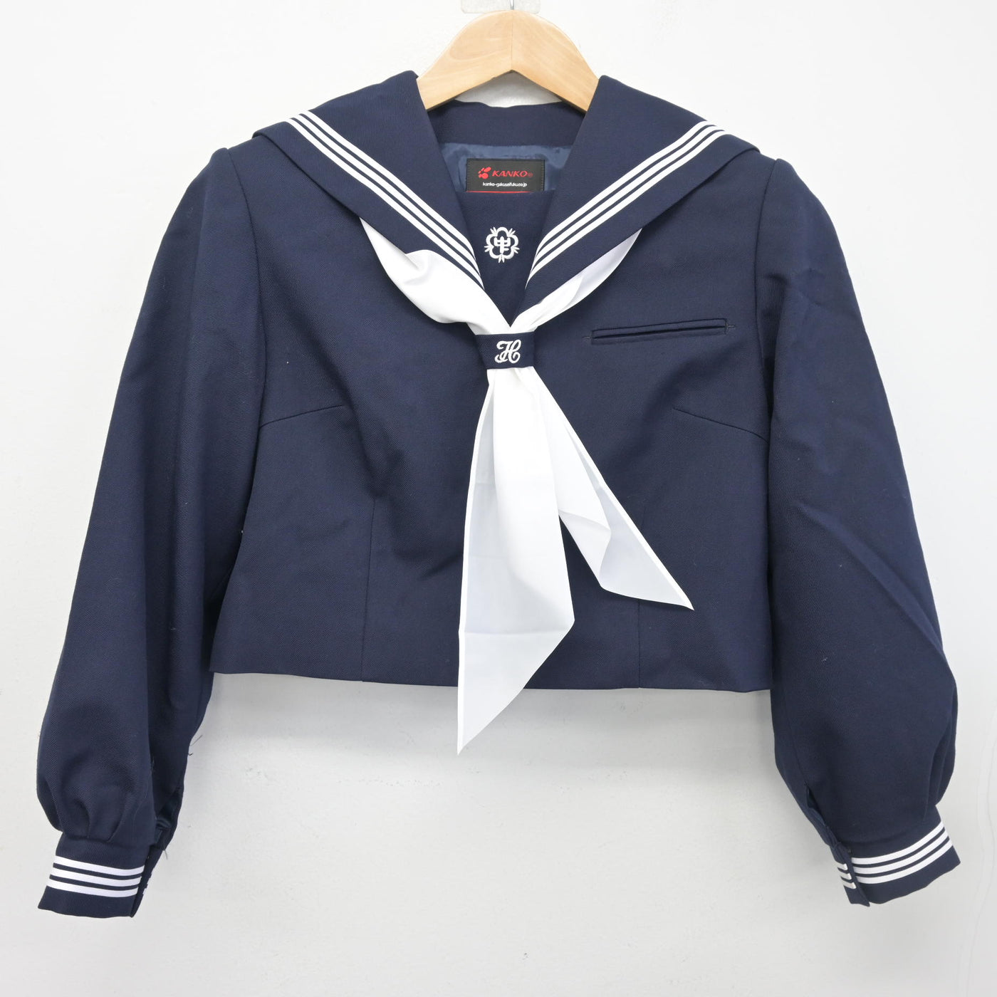 【中古】千葉県 八幡中学校/旧制服 女子制服 5点 (セーラー服・ジャンパースカート) sf102146