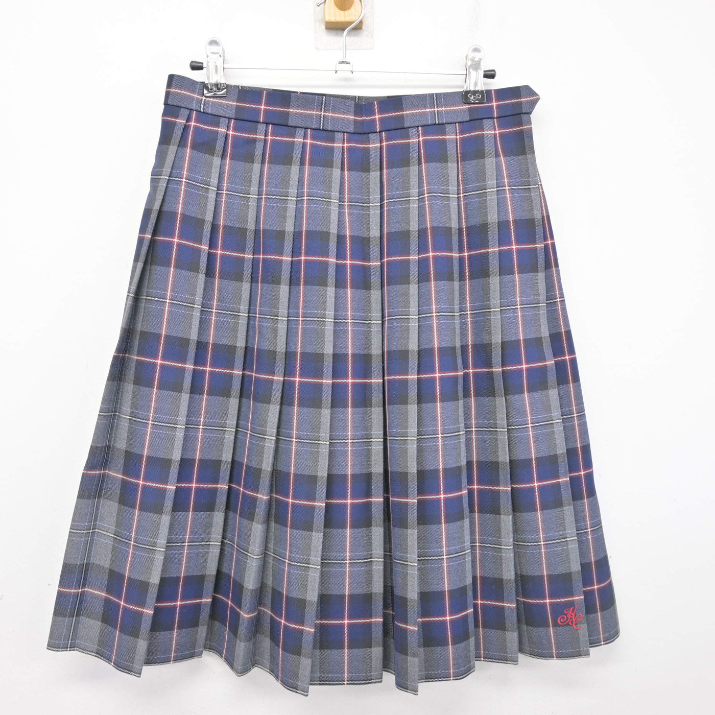 【中古】福岡県 東筑紫学園高等学校 女子制服 4点 (ブレザー・ニット・スカート) sf102149