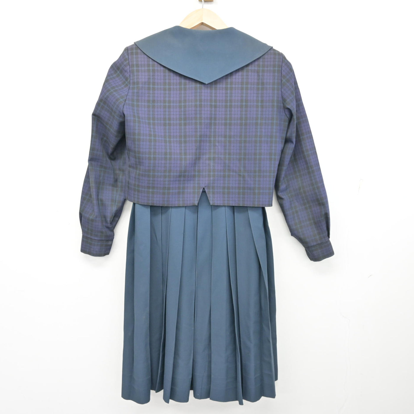 【中古】鹿児島県 皇徳寺中学校 女子制服 2点 (ブレザー・ジャンパースカート) sf102154