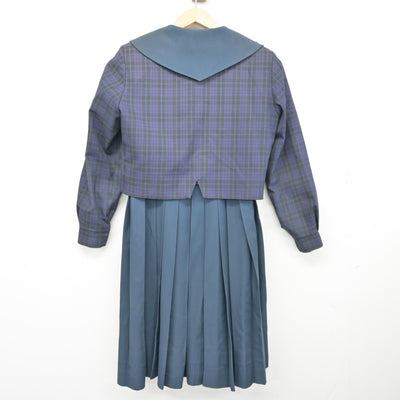 【中古】鹿児島県 皇徳寺中学校 女子制服 2点 (ブレザー・ジャンパースカート) sf102154