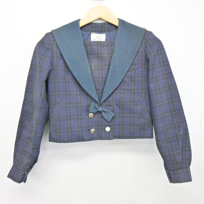 【中古】鹿児島県 皇徳寺中学校 女子制服 2点 (ブレザー・ジャンパースカート) sf102154