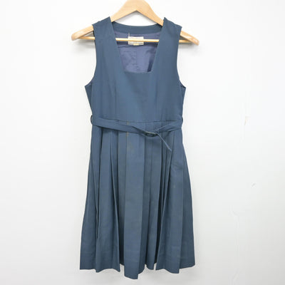 【中古】鹿児島県 皇徳寺中学校 女子制服 2点 (ブレザー・ジャンパースカート) sf102154