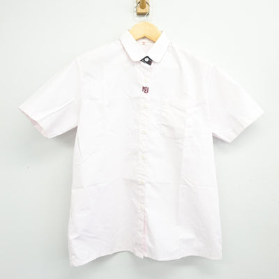 【中古】岐阜県 大垣日本大学高等学校 女子制服 2点 (シャツ・スカート) sf102156