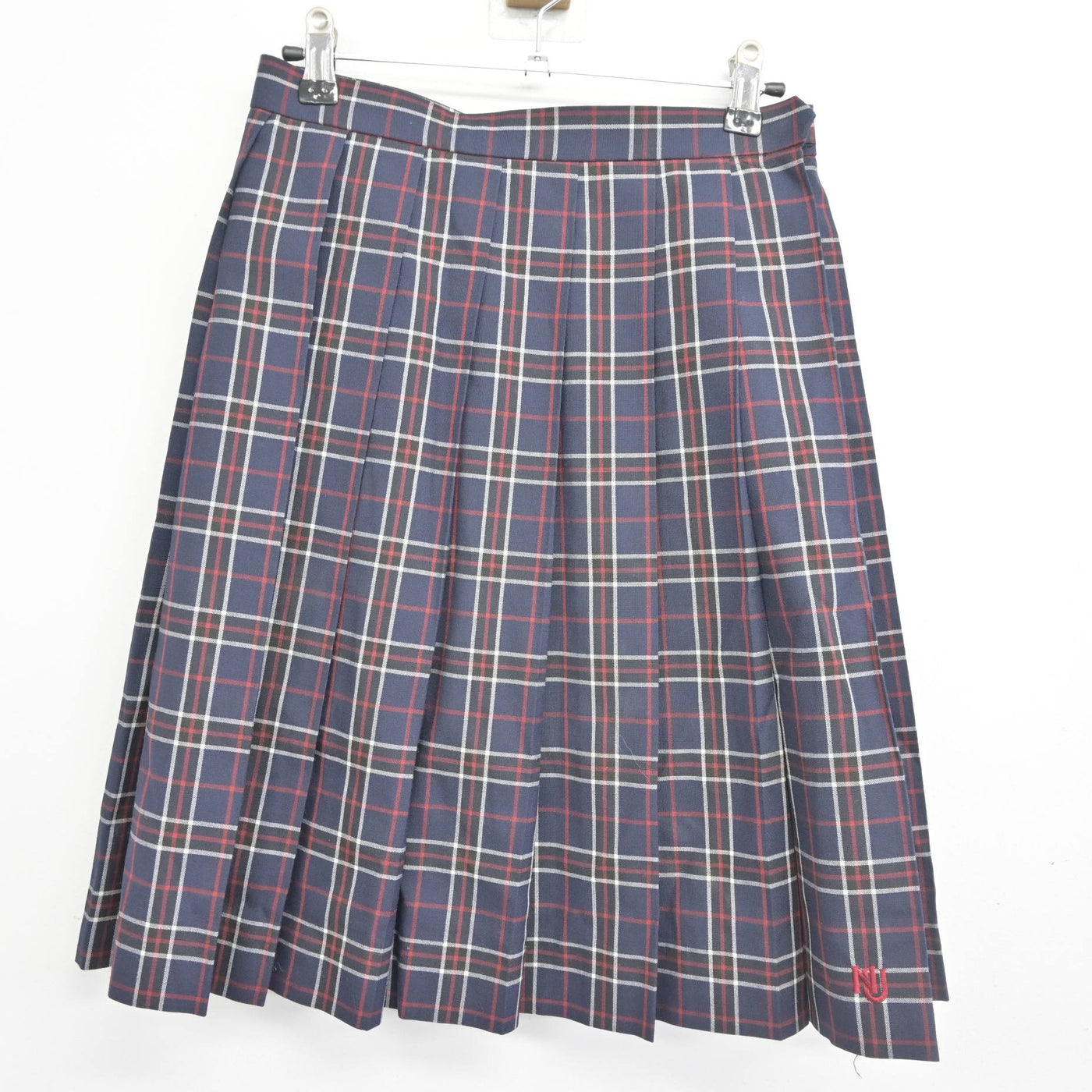 【中古】岐阜県 大垣日本大学高等学校 女子制服 2点 (シャツ・スカート) sf102156