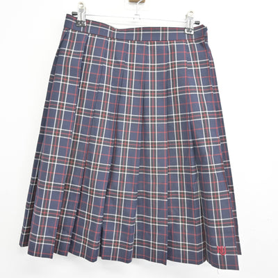 【中古】岐阜県 大垣日本大学高等学校 女子制服 2点 (シャツ・スカート) sf102156