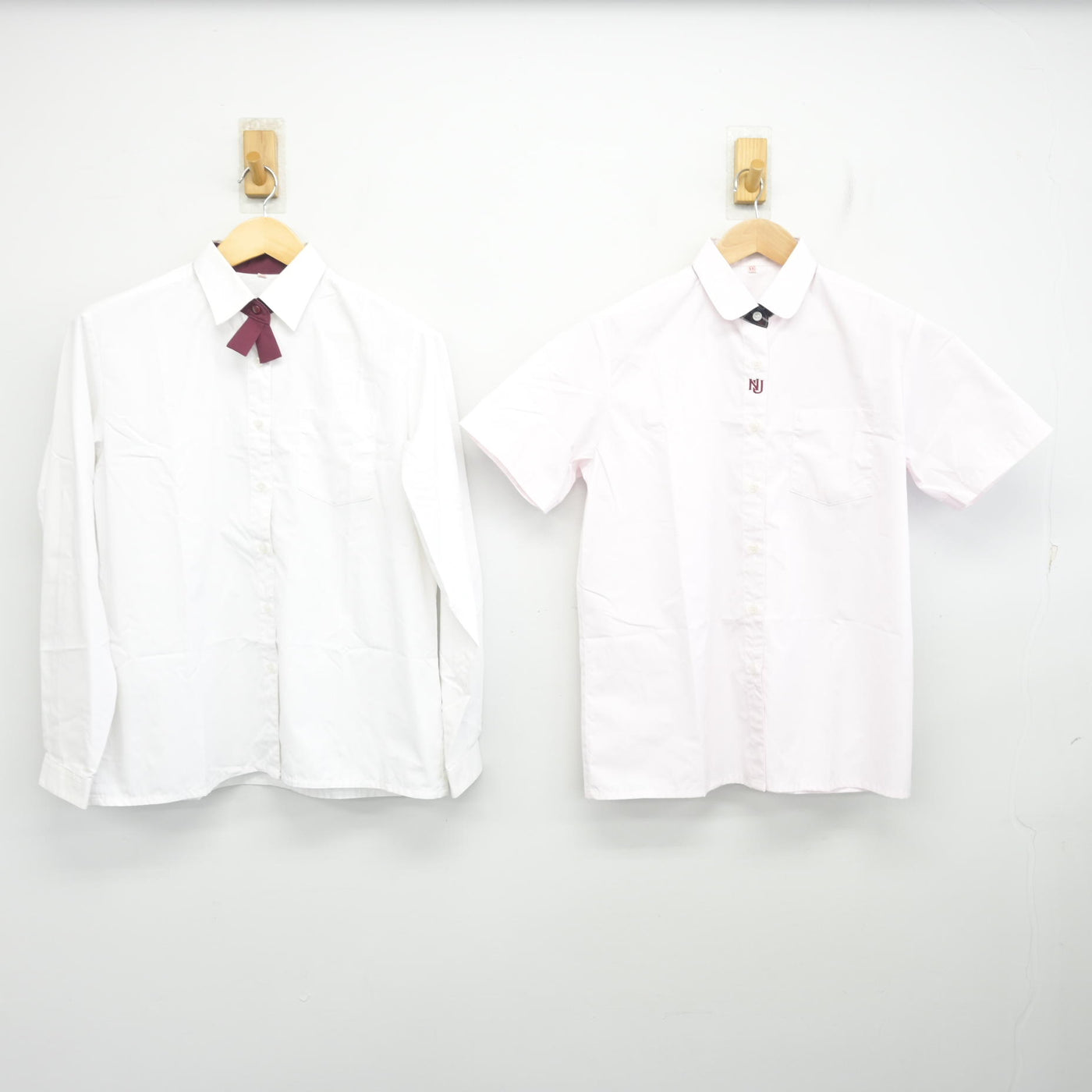 【中古】岐阜県 大垣日本大学高等学校 女子制服 2点 (シャツ) sf102157