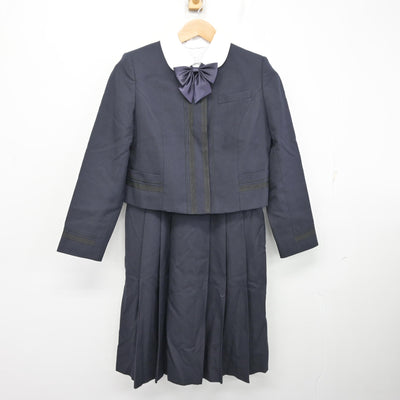 【中古】栃木県 佐野東高等学校 女子制服 4点 (ブレザー・シャツ・ジャンパースカート) sf102174
