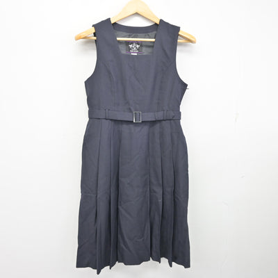 【中古】栃木県 佐野東高等学校 女子制服 4点 (ブレザー・シャツ・ジャンパースカート) sf102174