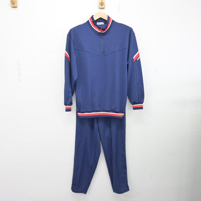 【中古】東京都 小松川第二中学校 女子制服 2点 (ジャージ 上・ジャージ 下) sf102182