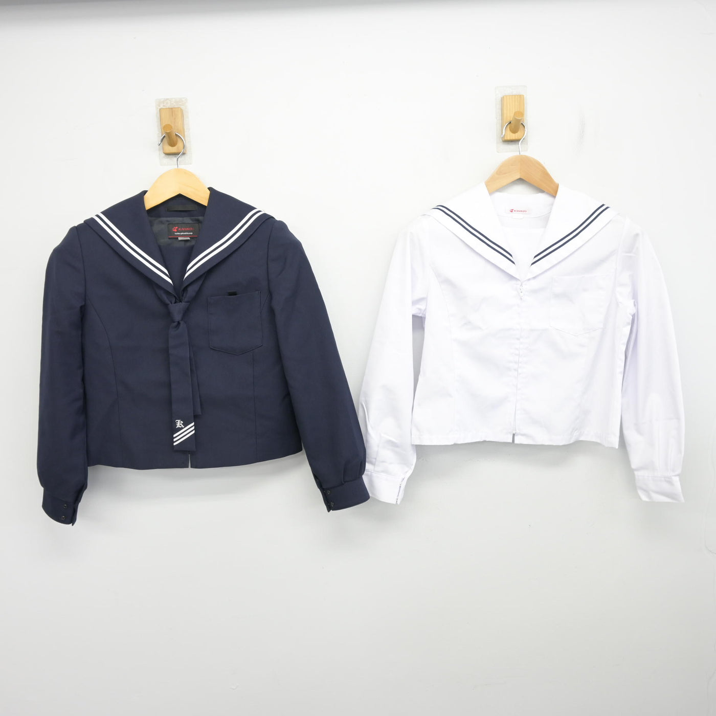 【中古】福島県 郡山第三中学校 女子制服 3点 (セーラー服・セーラー服) sf102185