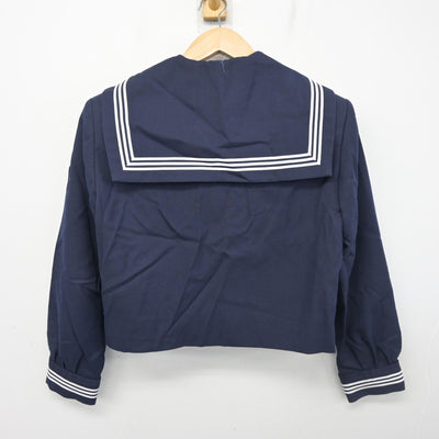 【中古】山梨県 押原中学校 女子制服 3点 (セーラー服・スカート) sf102192