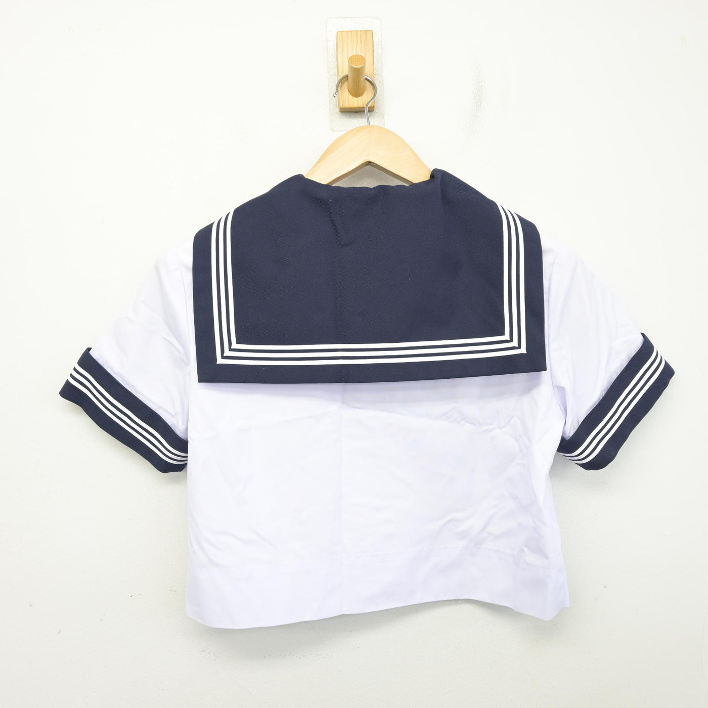 【中古】山梨県 押原中学校 女子制服 2点 (セーラー服・スカート) sf102193