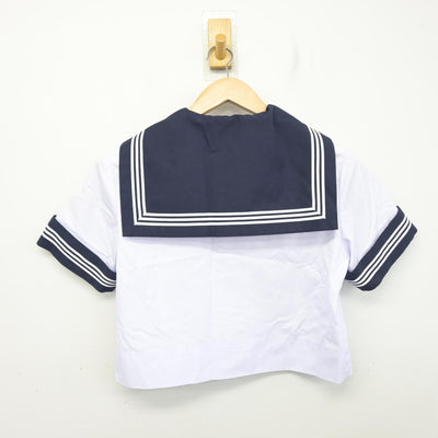 【中古】山梨県 押原中学校 女子制服 2点 (セーラー服・スカート) sf102193