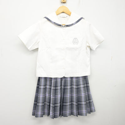 【中古】福岡県 希望が丘高等学校 女子制服 2点 (セーラー服・スカート) sf102221