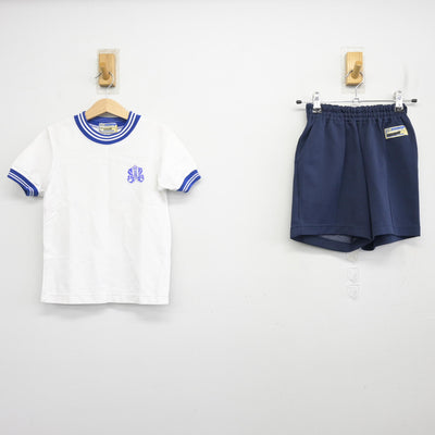 【中古】東京都 目黒区立月光原小学校 女子制服 2点 (体操服 上・体操服 下) sf102235