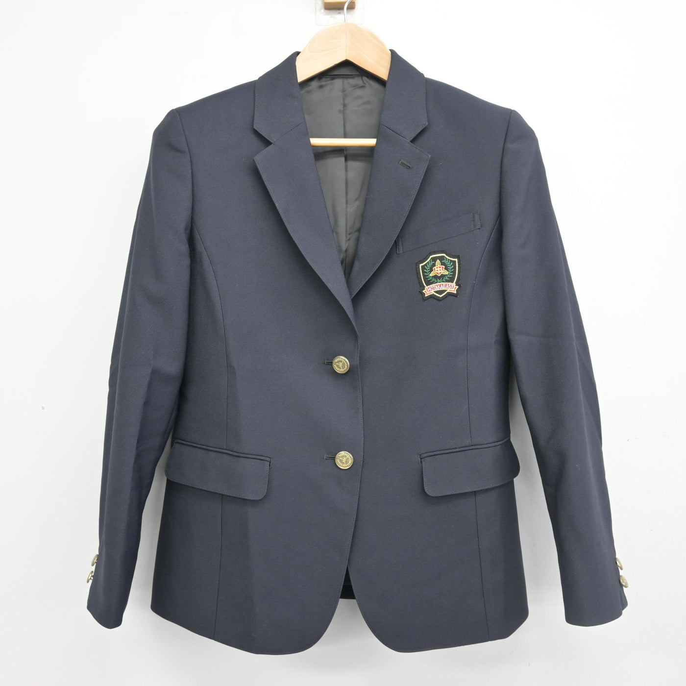 【中古】長野県 穂高東中学校 女子制服 3点 (ブレザー・スカート・ズボン) sf102242