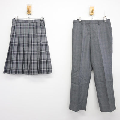 【中古】長野県 穂高東中学校 女子制服 3点 (ブレザー・スカート・ズボン) sf102242