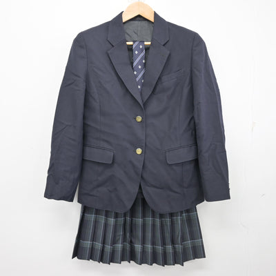 【中古】東京都 飛鳥高等学校 女子制服 4点 (ブレザー・スカート) sf102243