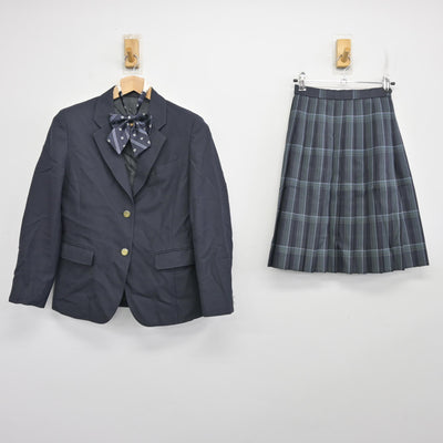 【中古】東京都 飛鳥高等学校 女子制服 4点 (ブレザー・スカート) sf102243