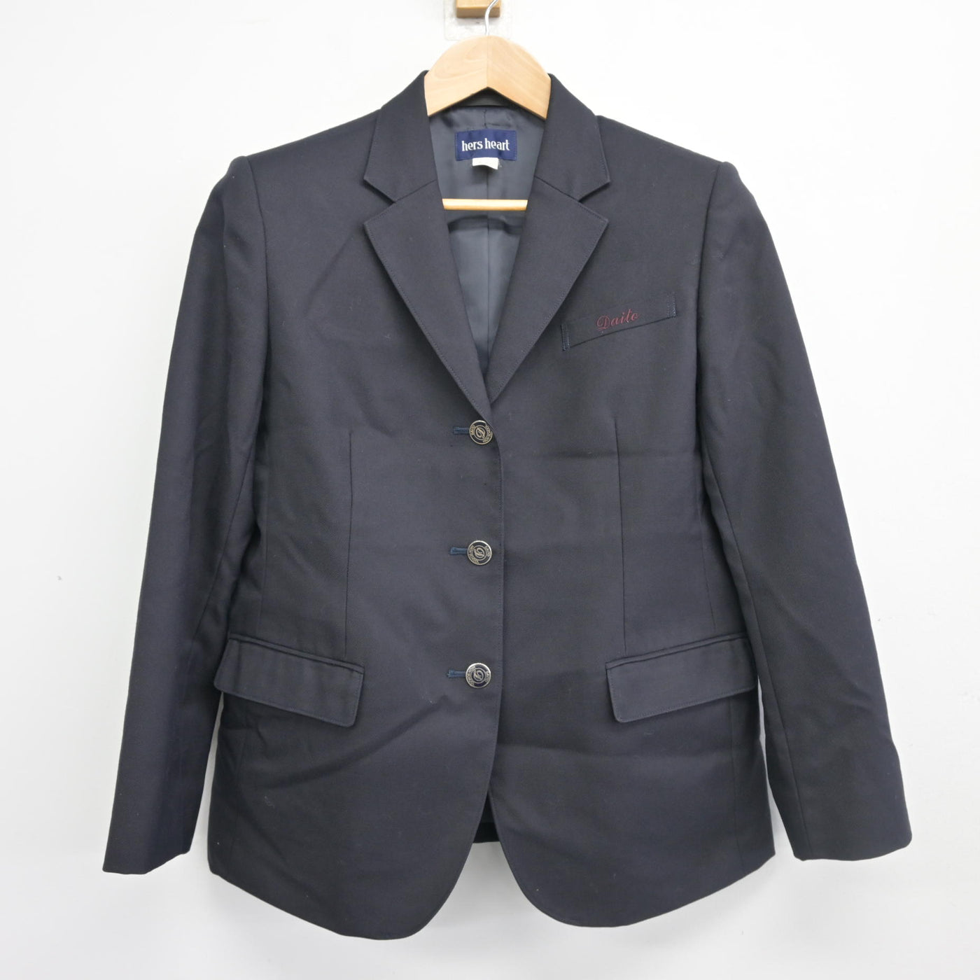 【中古】岩手県 大東高等学校 女子制服 3点 (ブレザー・スカート) sf102244