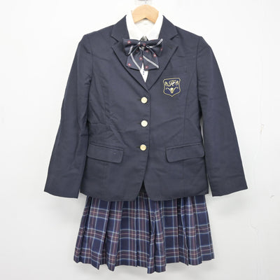 【中古】神奈川県 白鵬女子高等学校 女子制服 4点 (ブレザー・シャツ・スカート) sf102254