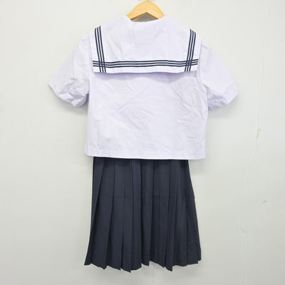 【中古】広島県 尾道北高等学校 女子制服 4点 (ニット・セーラー服・スカート) sf102261
