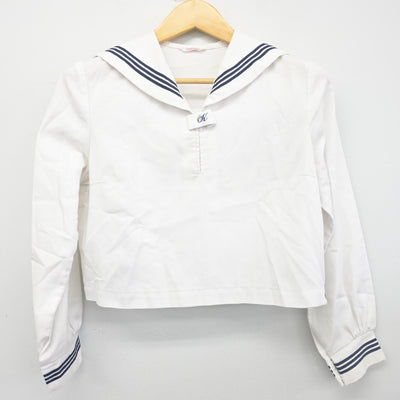 【中古】広島県 尾道北高等学校 女子制服 2点 (セーラー服・スカート) sf102262