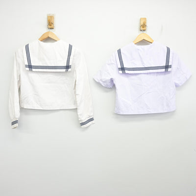【中古】広島県 尾道北高等学校 女子制服 2点 (セーラー服・セーラー服) sf102263