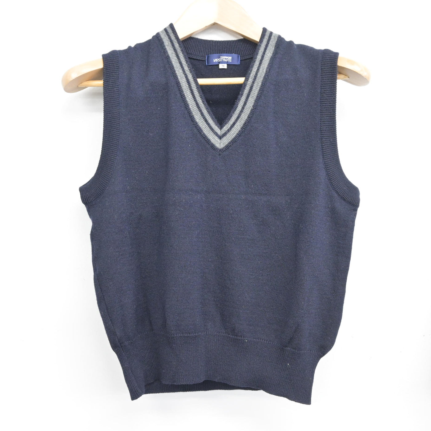 【中古】愛知県 豊田東高等学校 女子制服 2点 (ニットベスト・スカート) sf102268