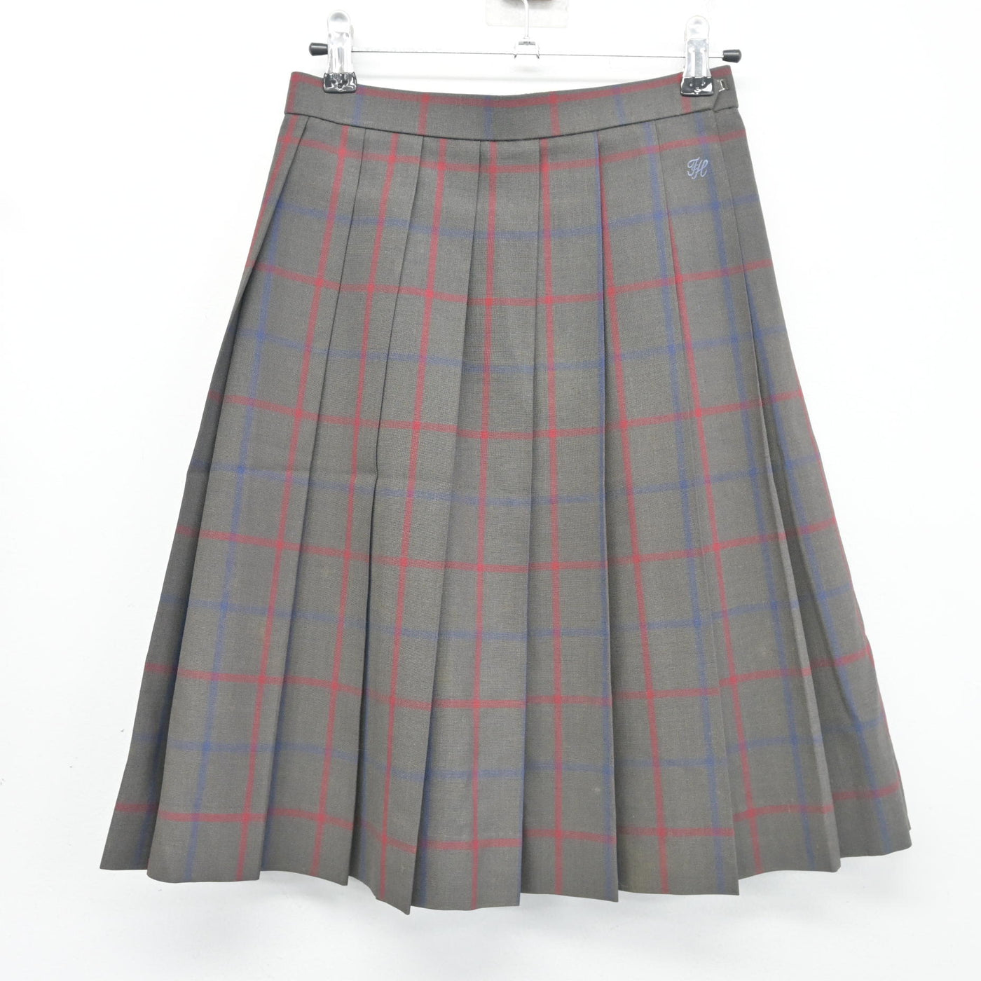 【中古】愛知県 豊田東高等学校 女子制服 2点 (ニットベスト・スカート) sf102268
