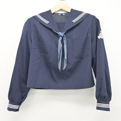 【中古】高知県 高知中学高等学校 女子制服 3点 (セーラー服・スカート) sf102269