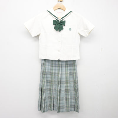 【中古】佐賀県 成穎中学校 女子制服 3点 (セーラー服・スカート) sf102301