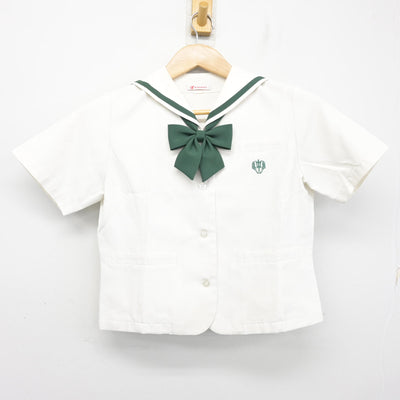 【中古】佐賀県 成穎中学校 女子制服 3点 (セーラー服・スカート) sf102301