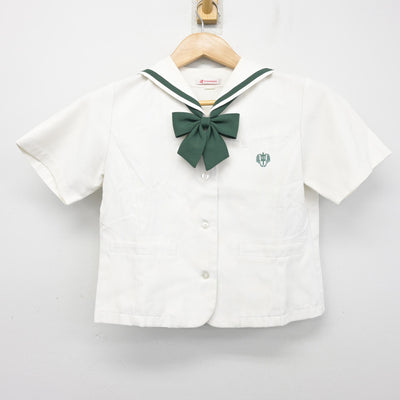 【中古】佐賀県 成穎中学校 女子制服 3点 (ニットベスト・セーラー服) sf102302
