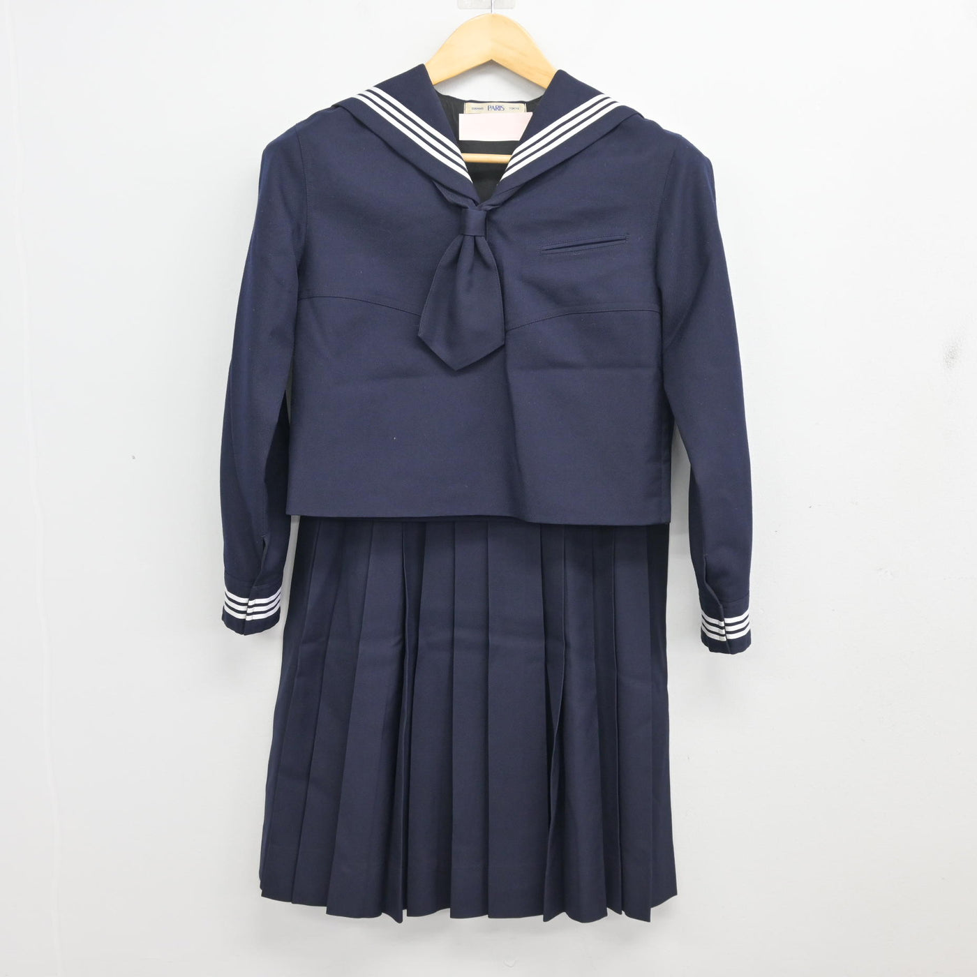 【中古】東京都 十文字中学校 女子制服 3点 (セーラー服・スカート) sf102315