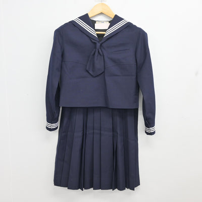 【中古】東京都 十文字中学校 女子制服 3点 (セーラー服・スカート) sf102315