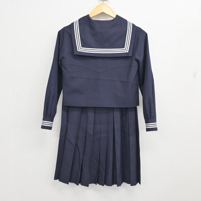 【中古】東京都 十文字中学校 女子制服 3点 (セーラー服・スカート) sf102315