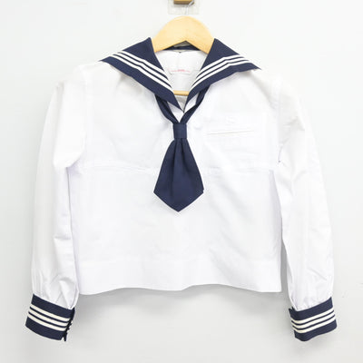 【中古】東京都 十文字中学校 女子制服 2点 (セーラー服) sf102317