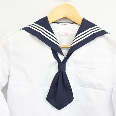 【中古】東京都 十文字中学校 女子制服 2点 (セーラー服) sf102317