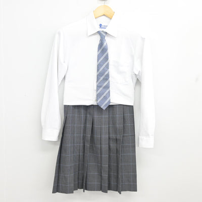 【中古】静岡県 掛川東高等学校 女子制服 4点 (ブレザー・シャツ・スカート) sf102325