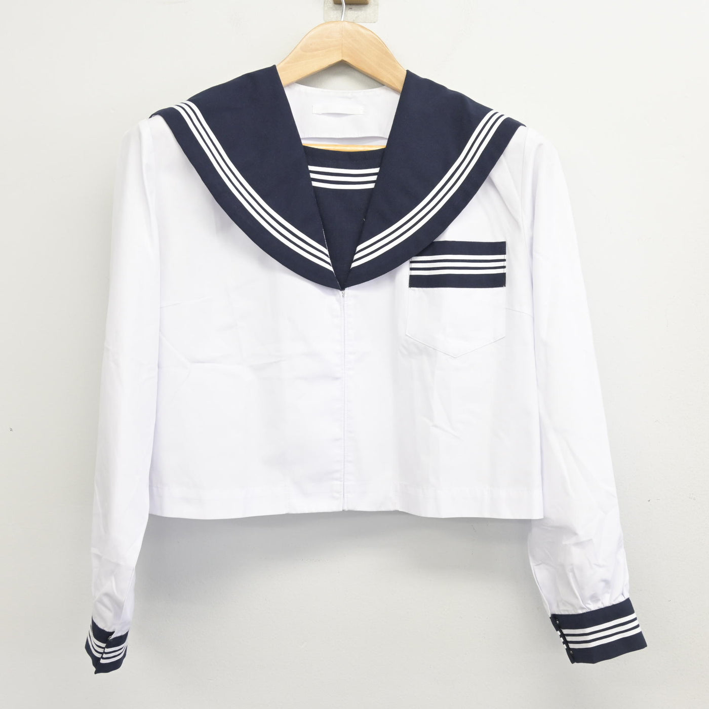 【中古】静岡県 周南中学校 女子制服 2点 (セーラー服・セーラー服) sf102326