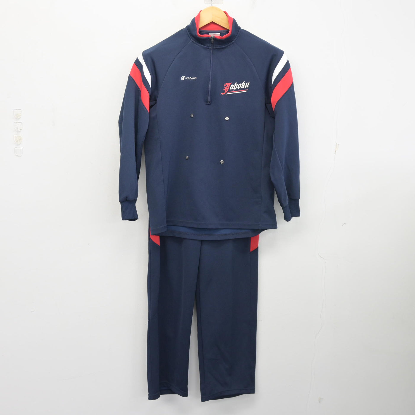 【中古】佐賀県 城北中学校 女子制服 2点 (ジャージ 上・ジャージ 下) sf102329
