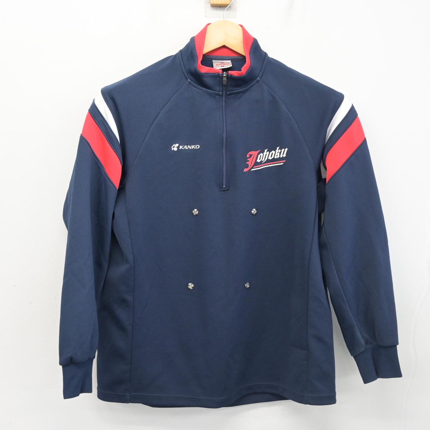 【中古】佐賀県 城北中学校 女子制服 2点 (ジャージ 上・ジャージ 下) sf102329