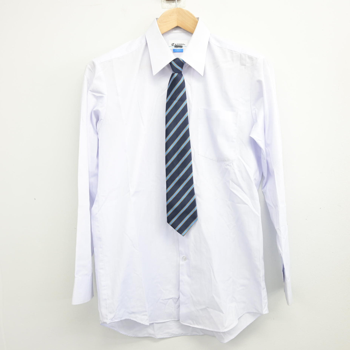 【中古】広島県 段原中学校 男子制服 5点 (ブレザー・シャツ・ズボン) sf102344