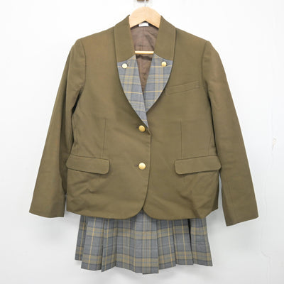 【中古】神奈川県 戸塚高等学校 女子制服 2点 (ブレザー・スカート) sf102345
