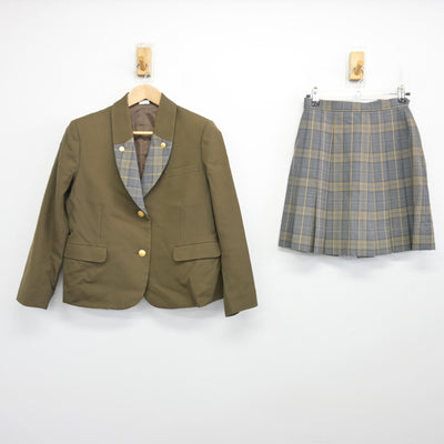 【中古】神奈川県 戸塚高等学校 女子制服 2点 (ブレザー・スカート) sf102345
